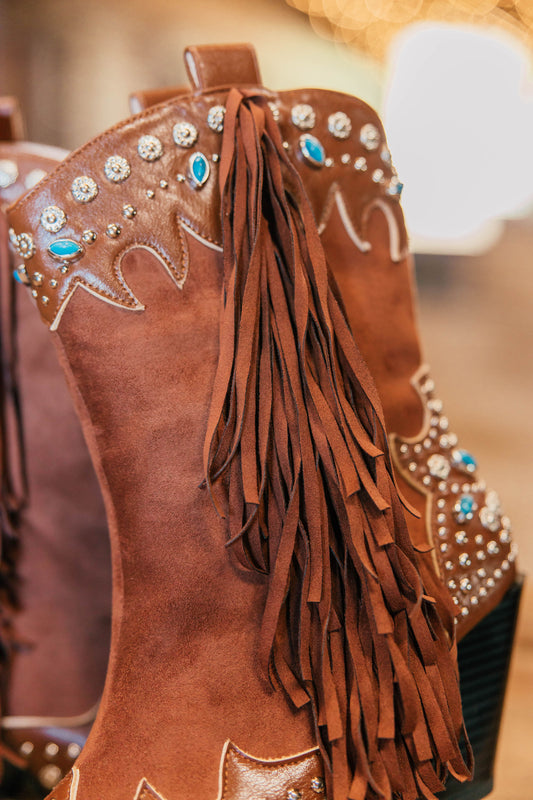 NEW!! Anorak Boot in Brown by Azalea Wang