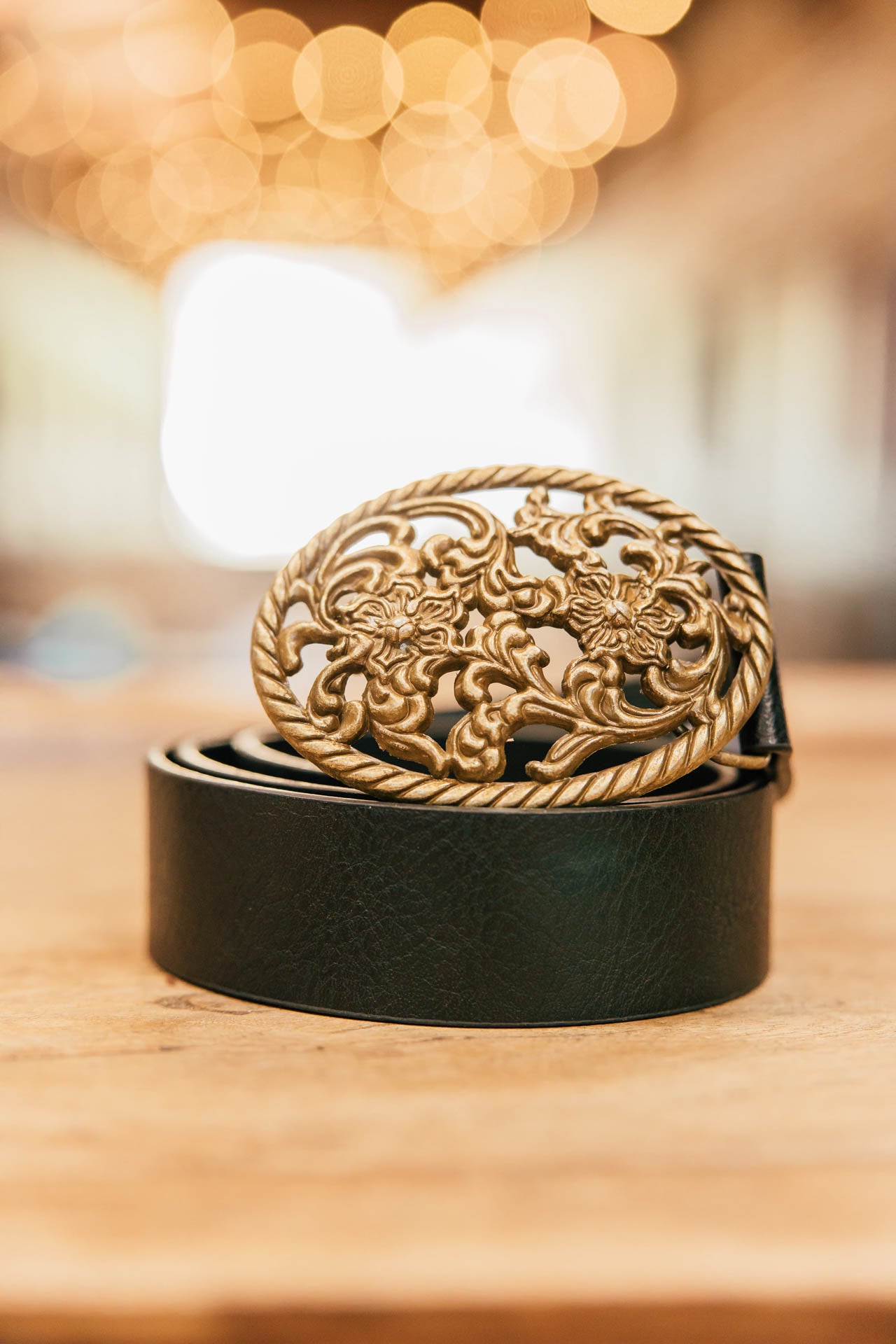 NEW!! "Gold Standard" Western Belt in Black