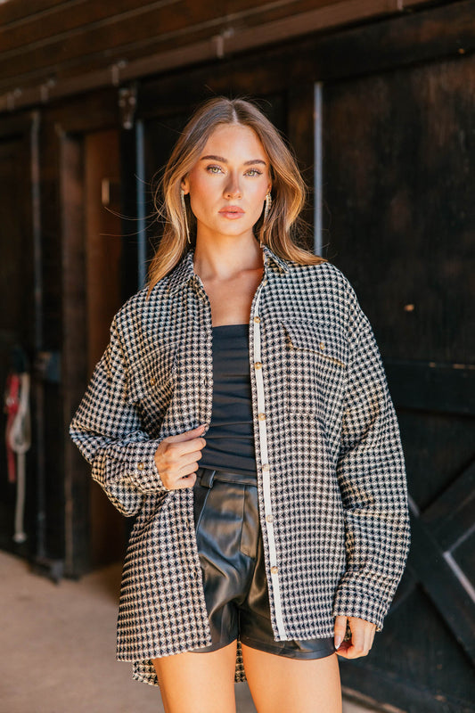 NEW!! "Sienna" Plaid Shacket
