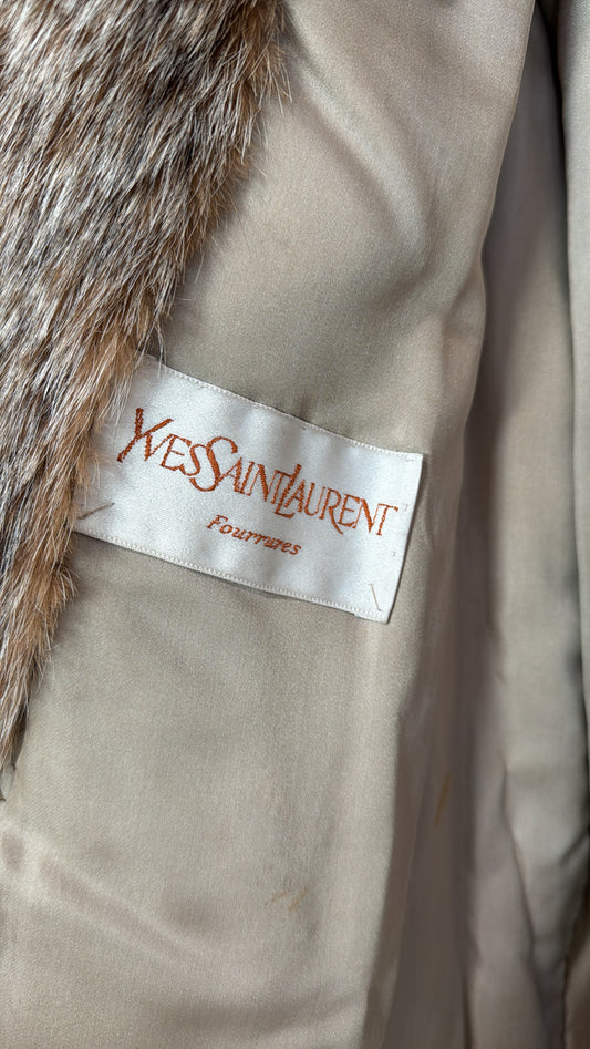 #57 Vintage Yves Saint Laurent Lynx Fur Jacket