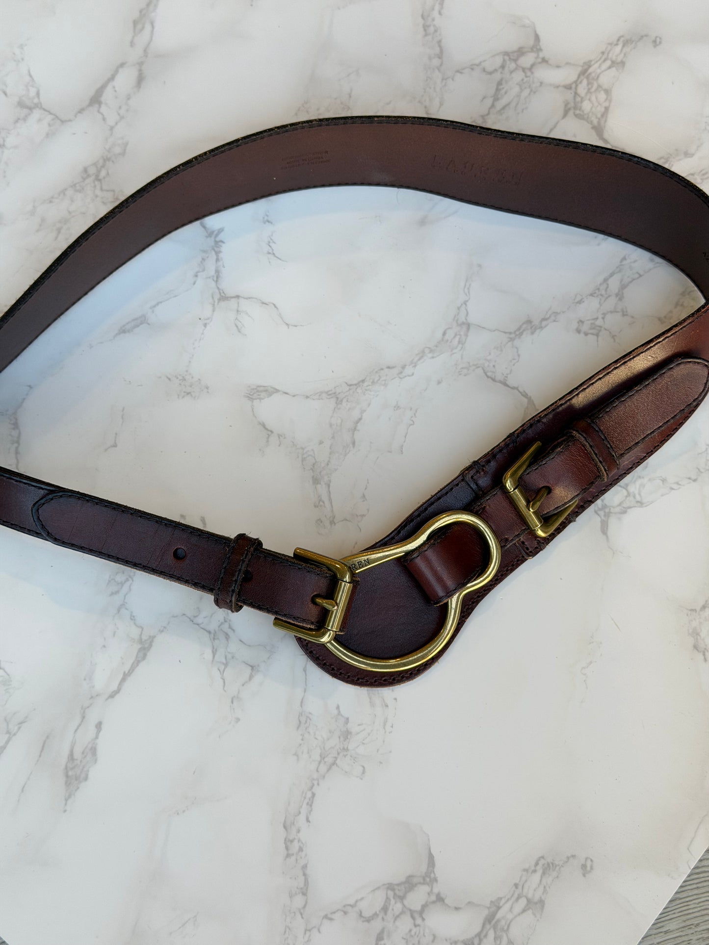 Vintage Ralph Lauren Equestrian Belt Size Medium