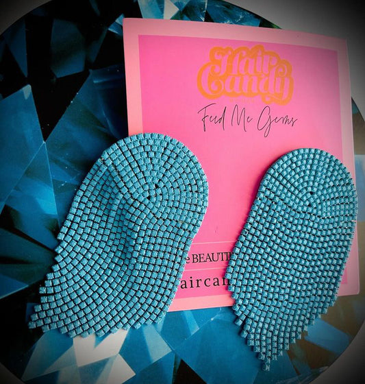 IN STOCK!! Jumbo Monochromatic Turquoise Earrings