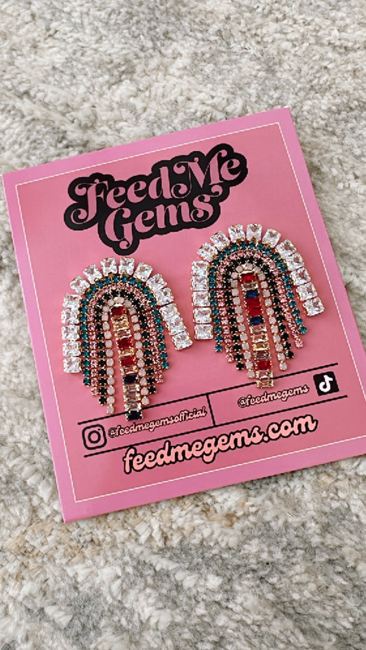 NEW!! Madame Macacron Baby Jumbo Earrings