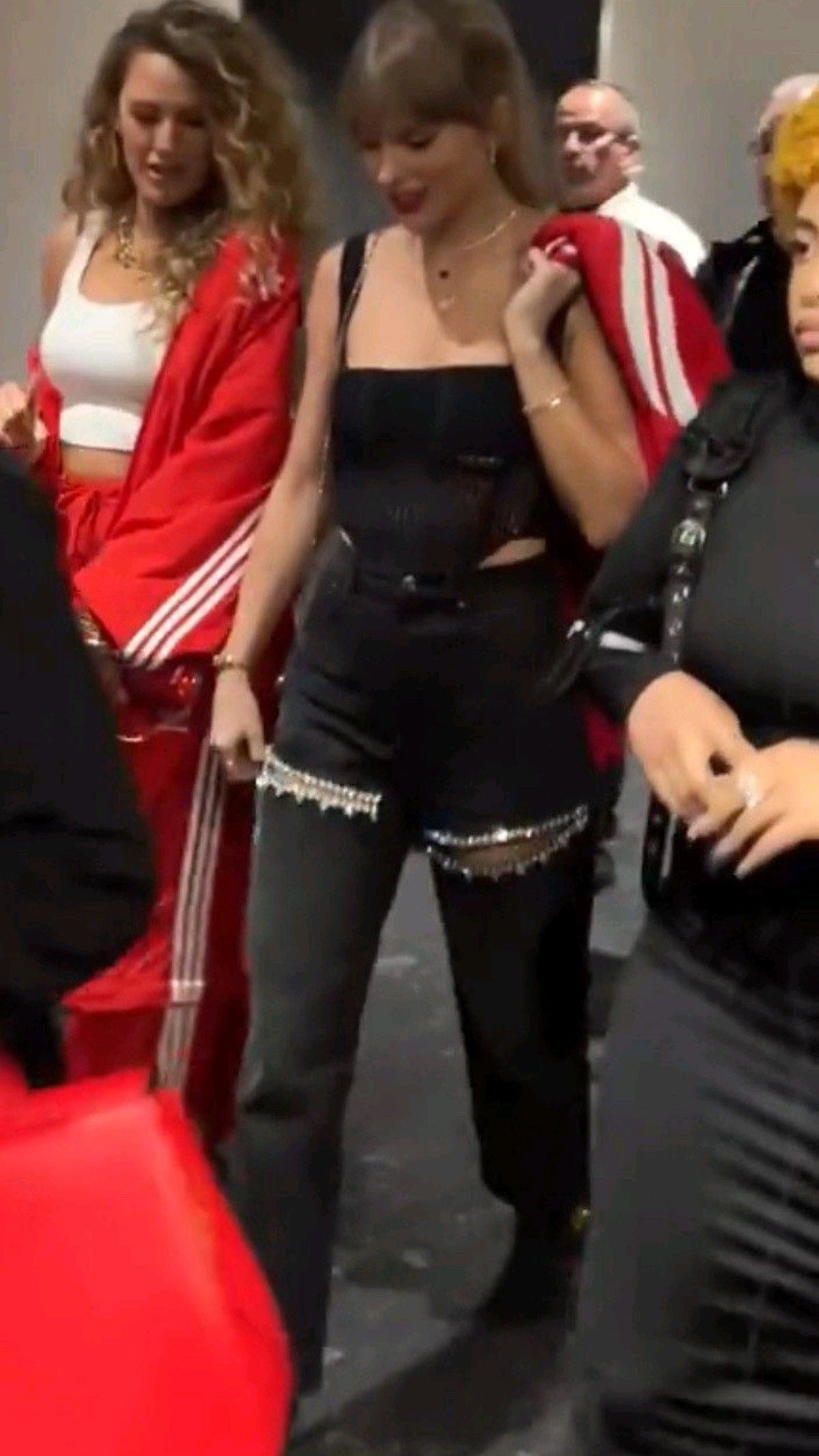 AS SEEN ON TAYLOR!! The Nikki Black Denim Rhinestone Jean