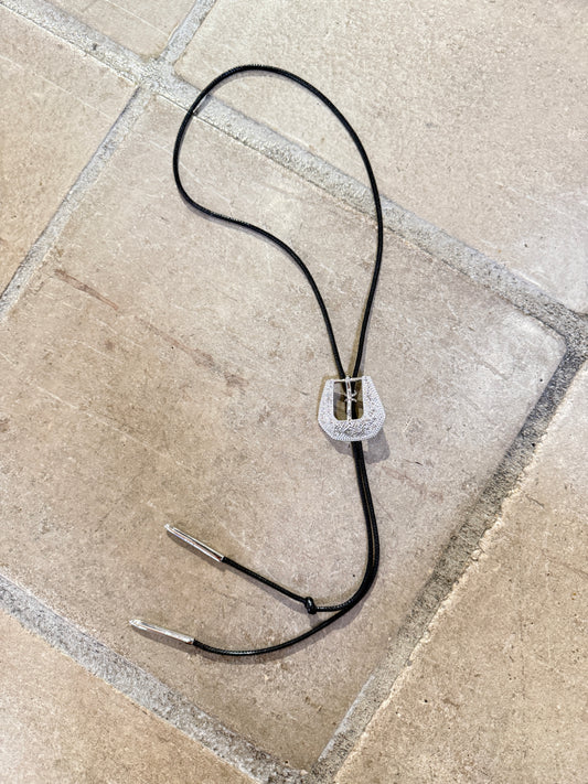 NEW!! Hillbetty Bolo Tie in Silver