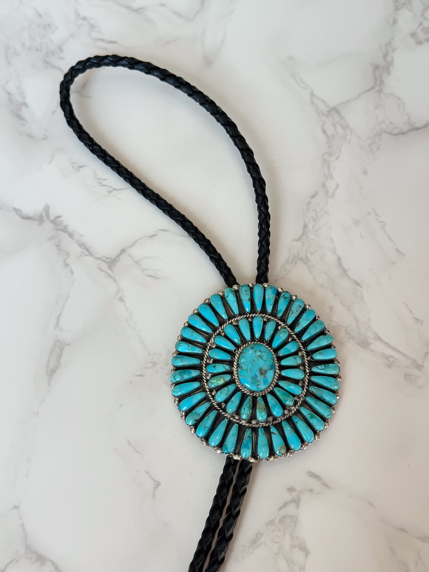 NEW!! Kingman Turquoise Bolo Tie