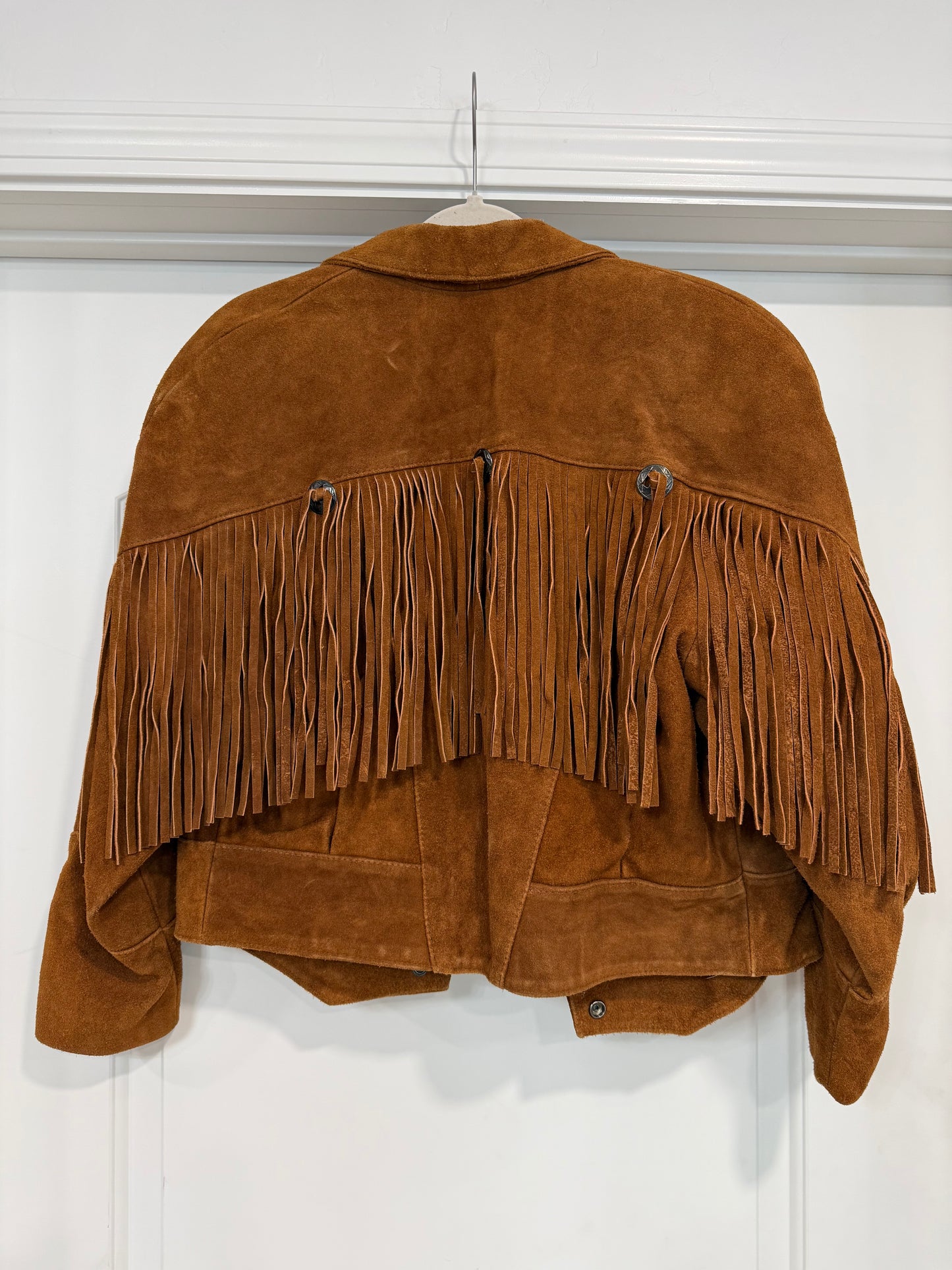 NEW!! Vintage Suede Fringe Jacket Size Medium