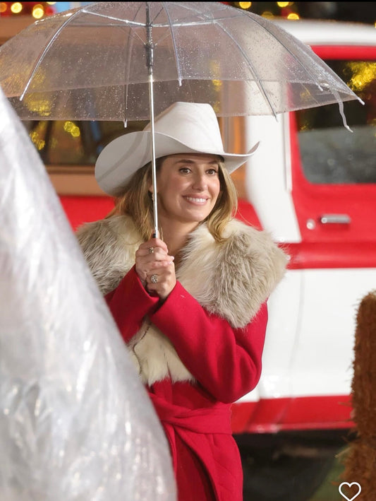 AS SEEN ON LAINEY WILSON!!! Vintage Wool Coat w/ Fox Collar