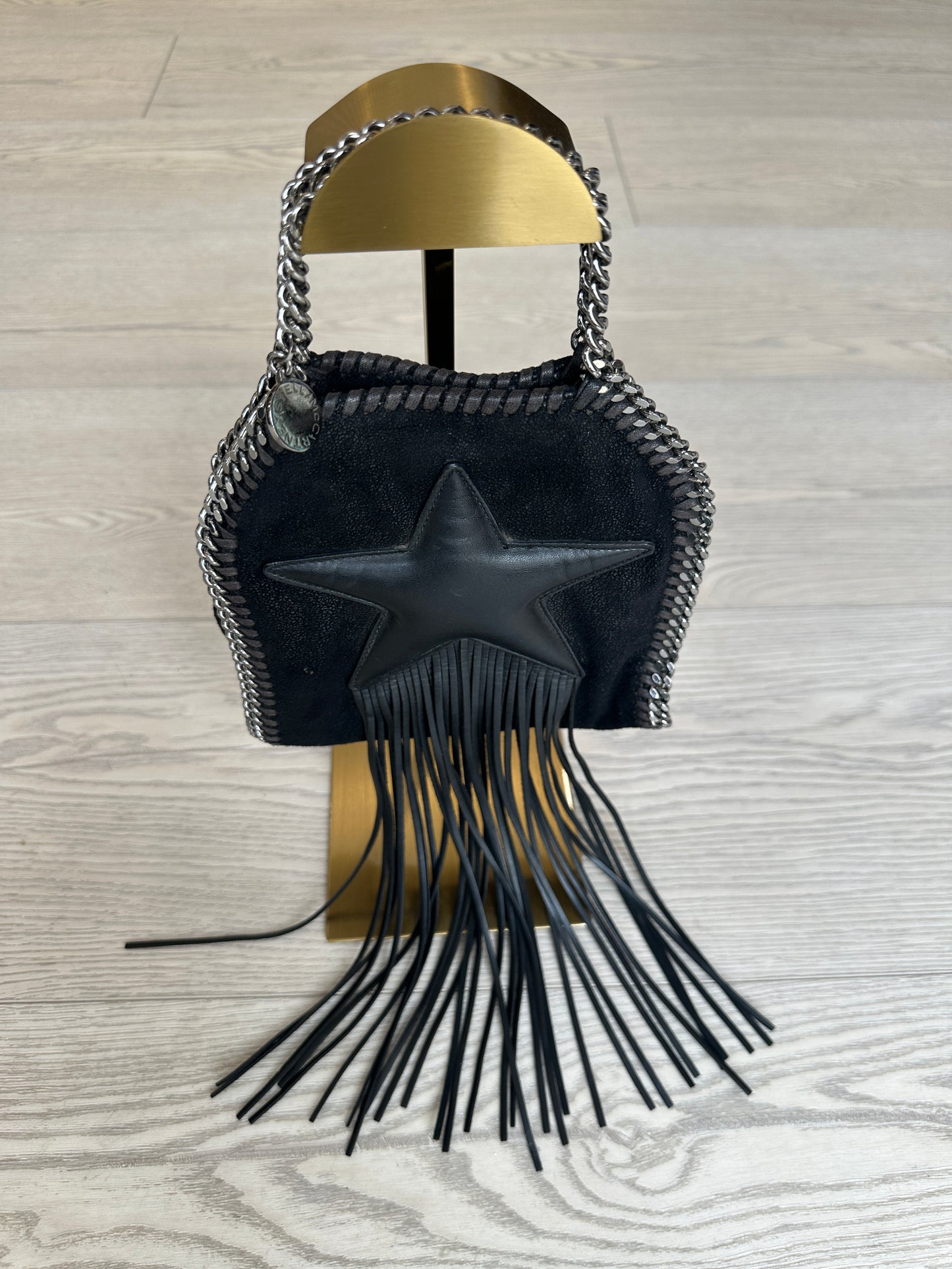 NEW!! Vintage Stella McCartney Falabella Fringe Star Mini Tote