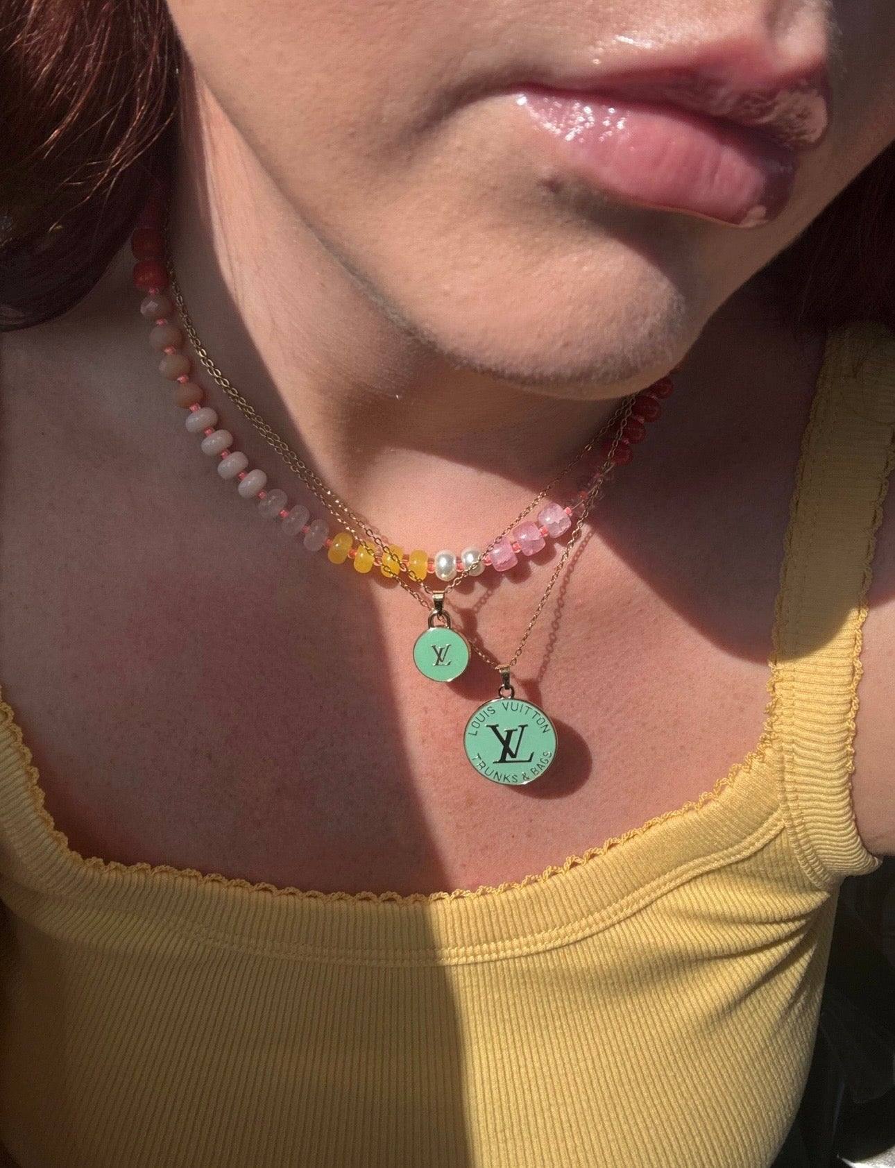 Authentic Vintage Turquoise Trunk Necklace