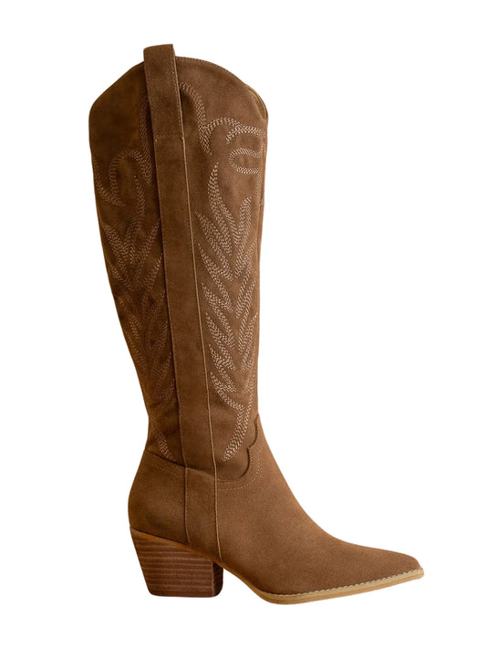 BEST SELLER!! The "Jules" Cowboy Boot in Brown