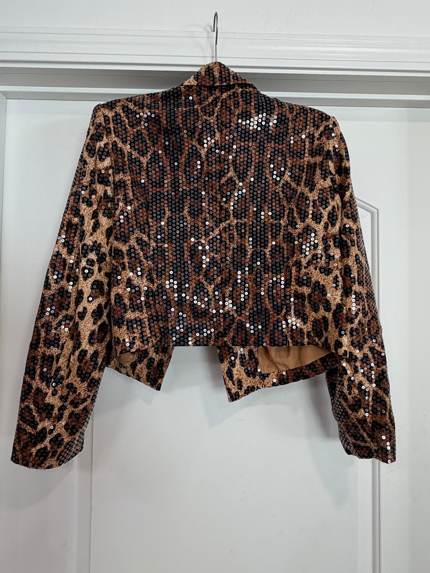 FINAL SALE!! Leopard Sequin Blazer
