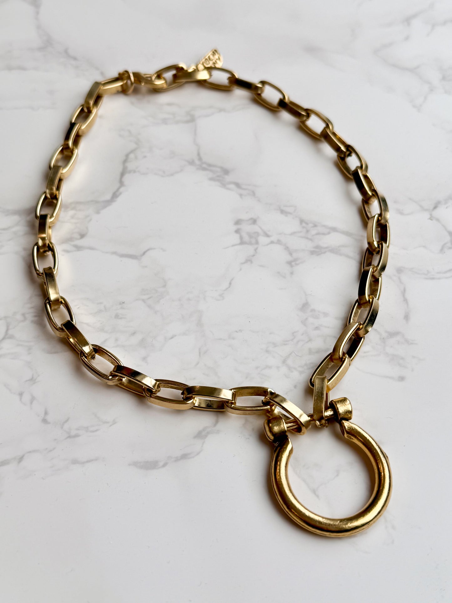 Equestrian Necklace in Gold