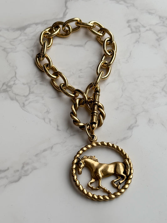 NEW!! Horse Pendant Bracelet