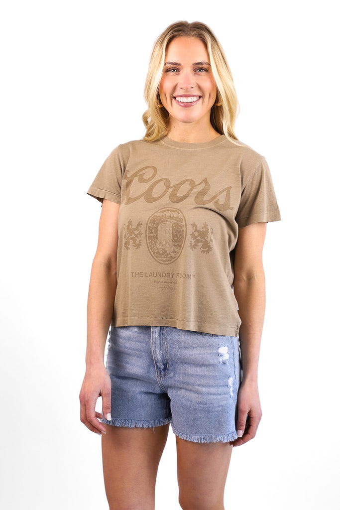 NEW!! Coors Tee in Taupe