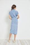 NEW!! Infinity Rouched Denim Dress