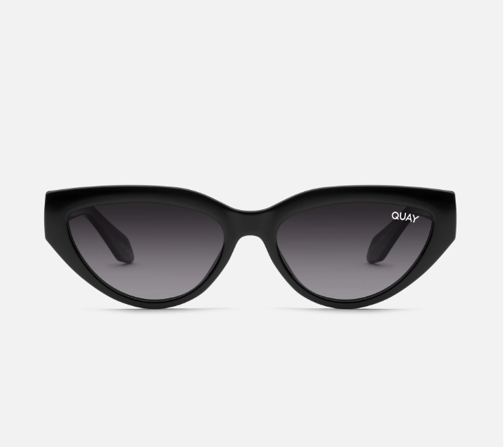Quay white cat eye top sunglasses