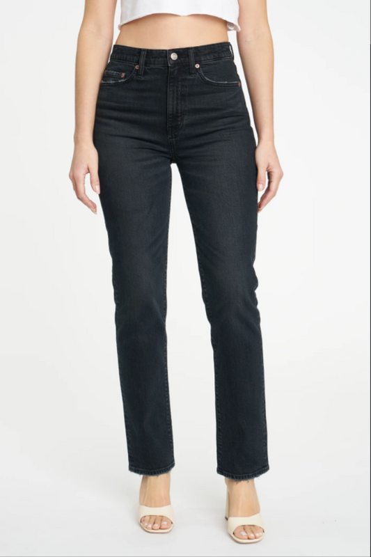 FINAL SALE!! Smarty Pants High Rise Slim Straight Jean in Inked