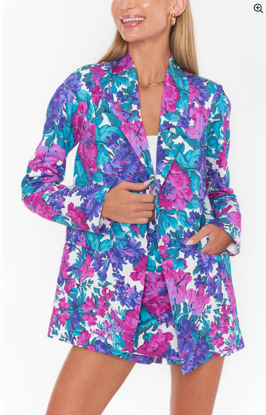 FINAL SALE!! Ezra Blazer Magenta Blooms by Show Me Your MuMu
