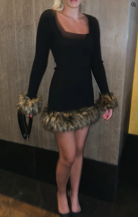 FINAL SALE!! Francine Mini Dress in Black by Show Me Your MuMu