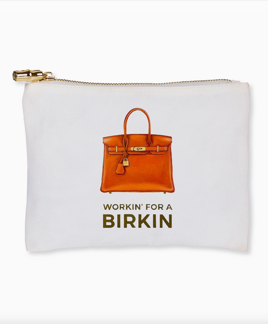 NEW!! Workin' For A Vacay Zip Up Pouch! - 2 Sizes