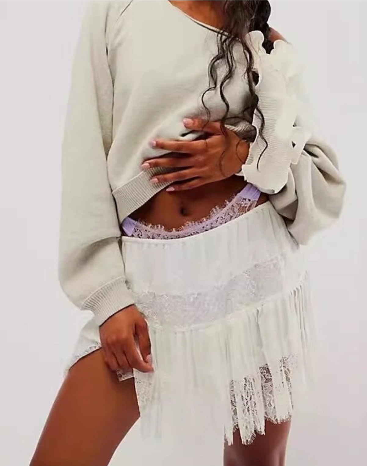 NEW!! "Ella" Lace Mini Skirt in 2 Colors!