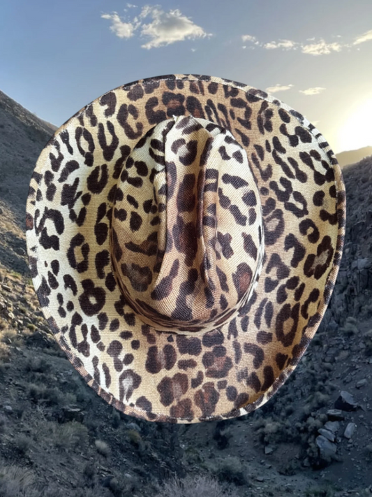 NEW!! Desert Cheetah Cowboy Hat