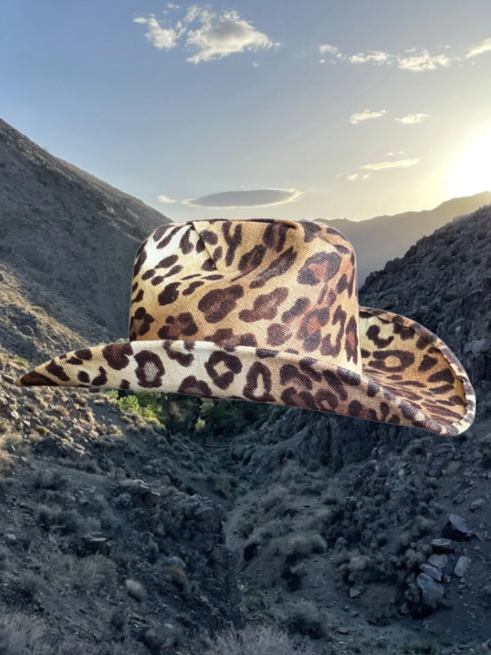 Desert Cheetah Cowboy Hat