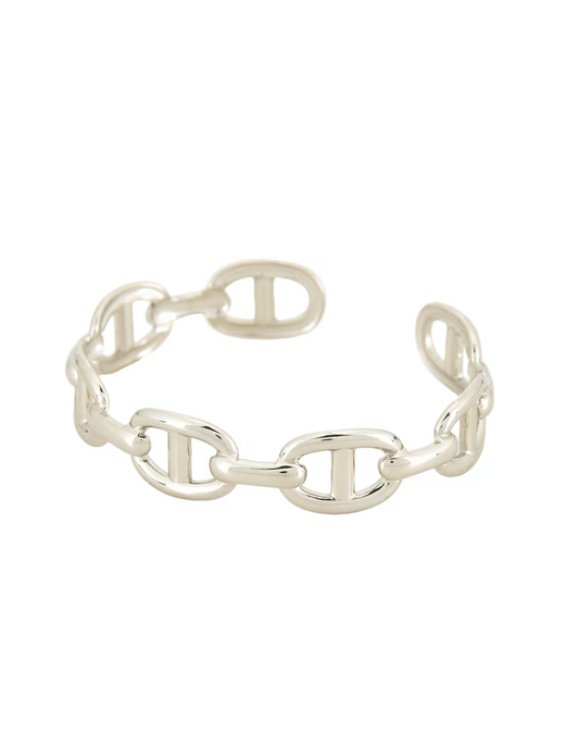 NEW!! Bit Cuff Bracelet in Silver