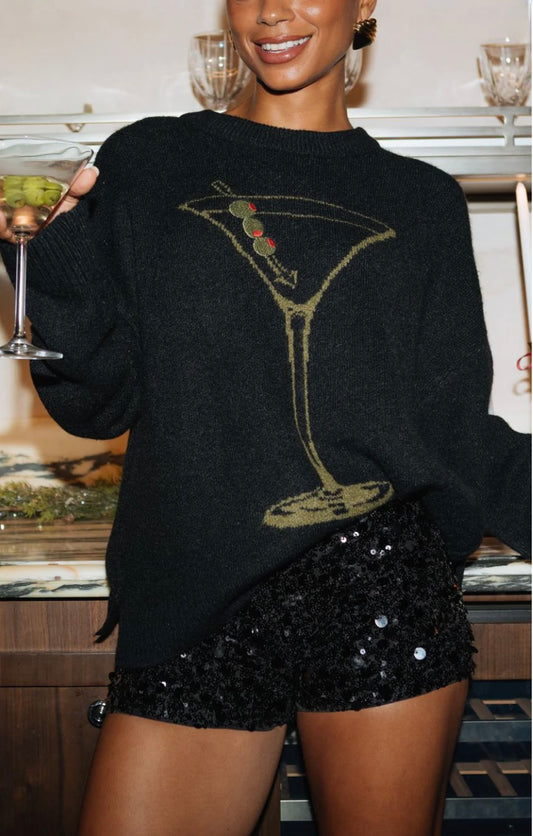 NEW!! "Settle In" Martini Sweater