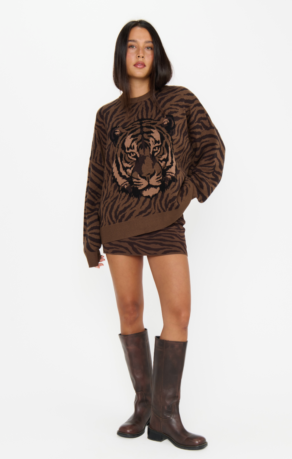Seasons Sweater in Wild Tiger