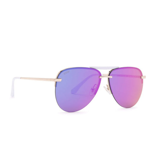 FINAL SALE! Tahoe Pink/Purple Mirror Rush Metallic Sunglasses