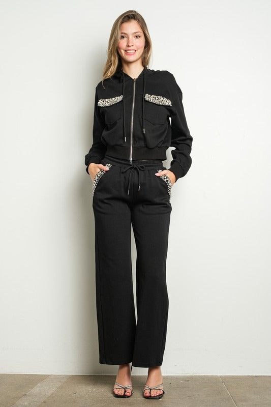 NEW!! "Luxe Leisure" Rhinestone Lounge Set