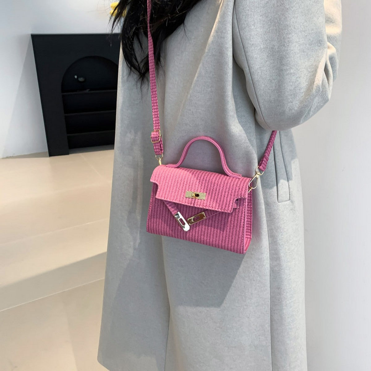 FINAL SALE!! Raffia Icon Mini Purse