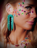 NEW!! Malachite Rainbow Earrings