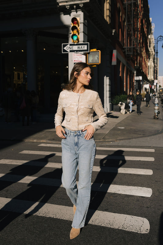 FINAL SALE!! Paris Awaits Sequin Jacket