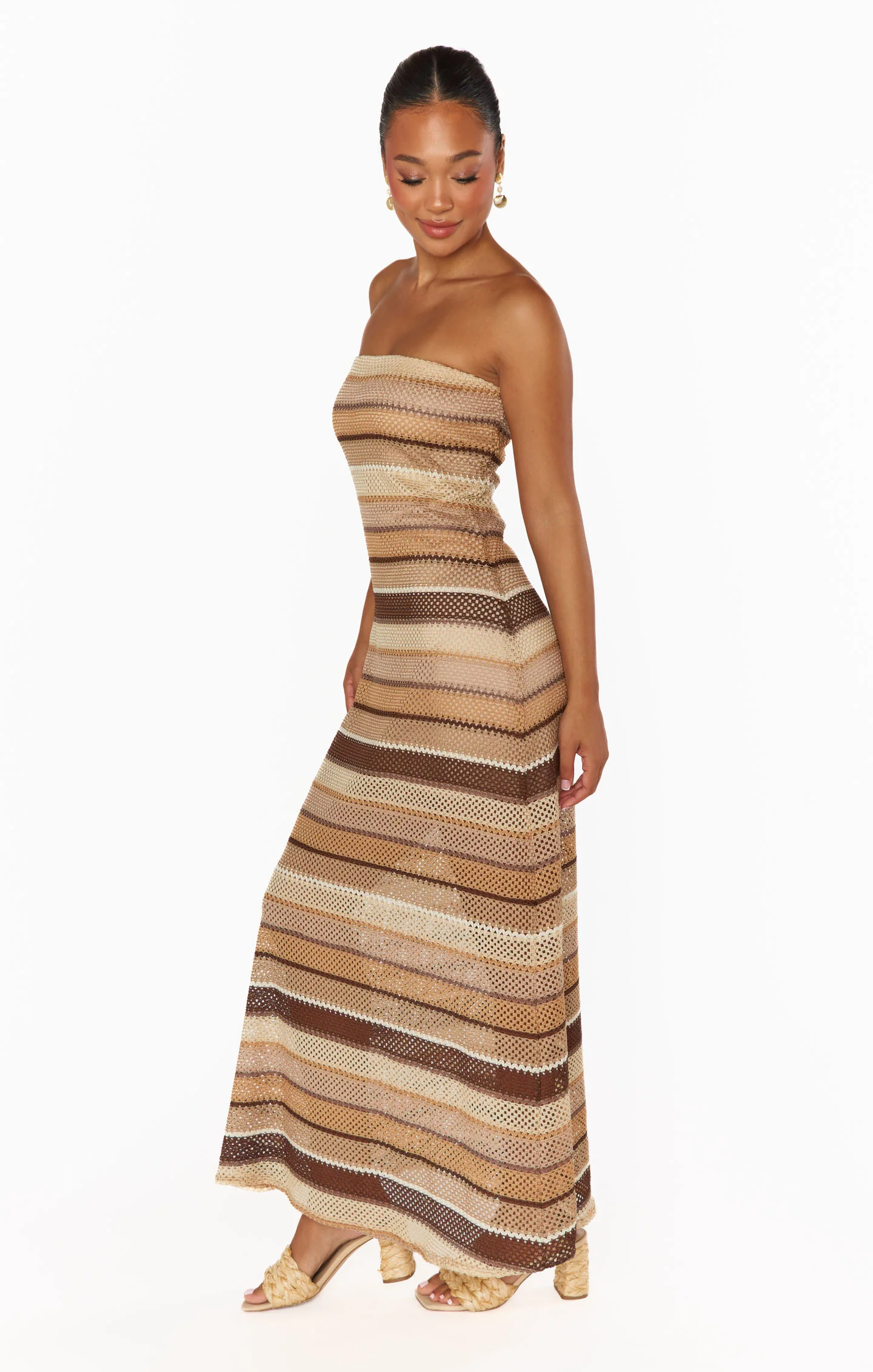 FINAL SALE!! Taylor Tube Dress Neutral Crochet by Show Me Your Mumu