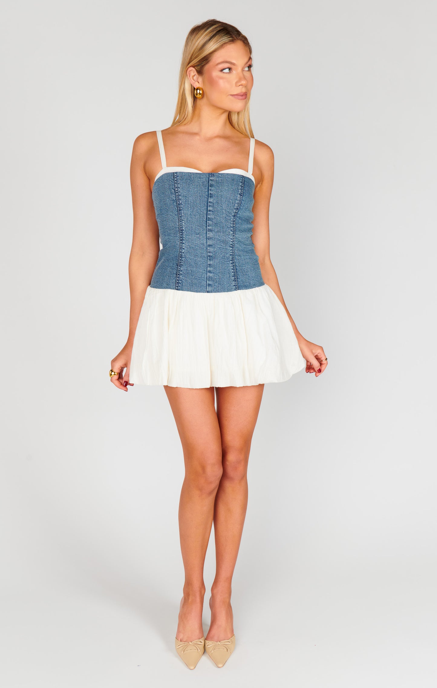 NEW!! Tiffany Skort Dress in Denim