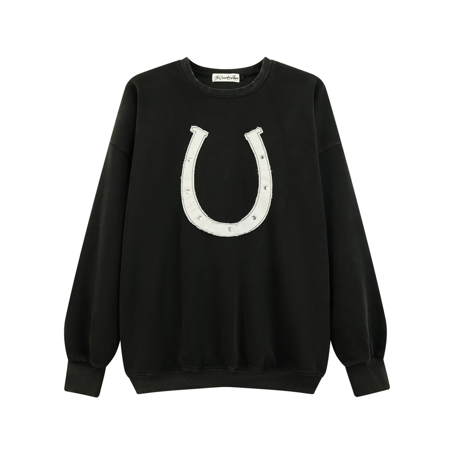 Horseshoe Sweatshirt in Black