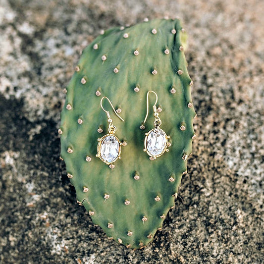 EXCLUSIVE "First Lady's Luncheon" Swarovski Crystal Drop Earrings - Glitzy Bella
