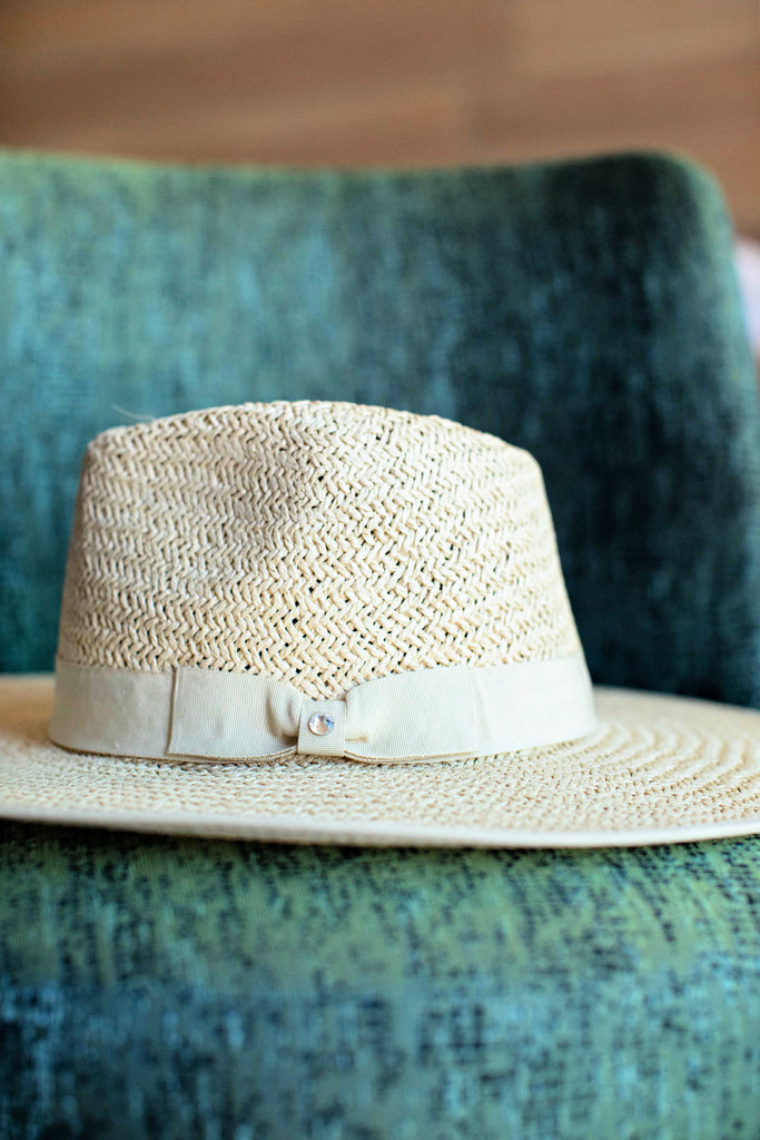 BEST SELLER!! The Palm Desert Straw Panama Hat in Light
