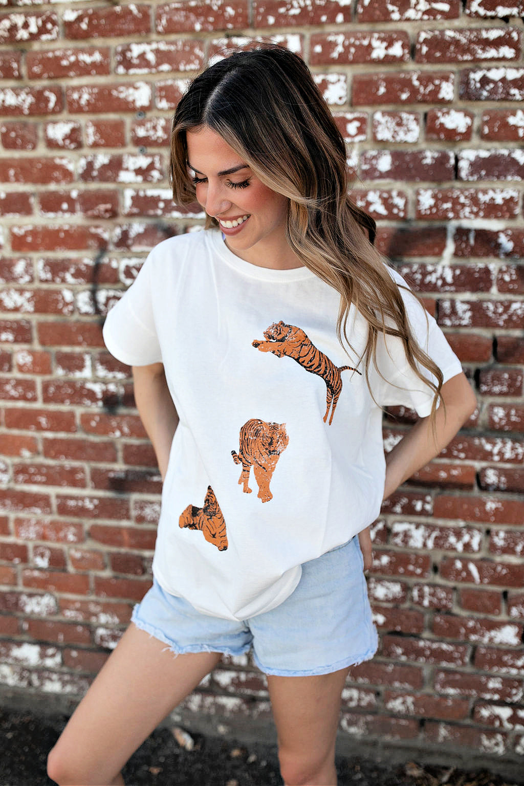 Tiger Print T Shirt | Tiger-Universe