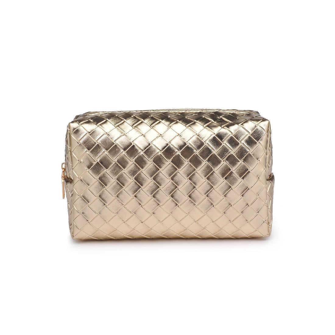 Gold Woven Travel Pouch