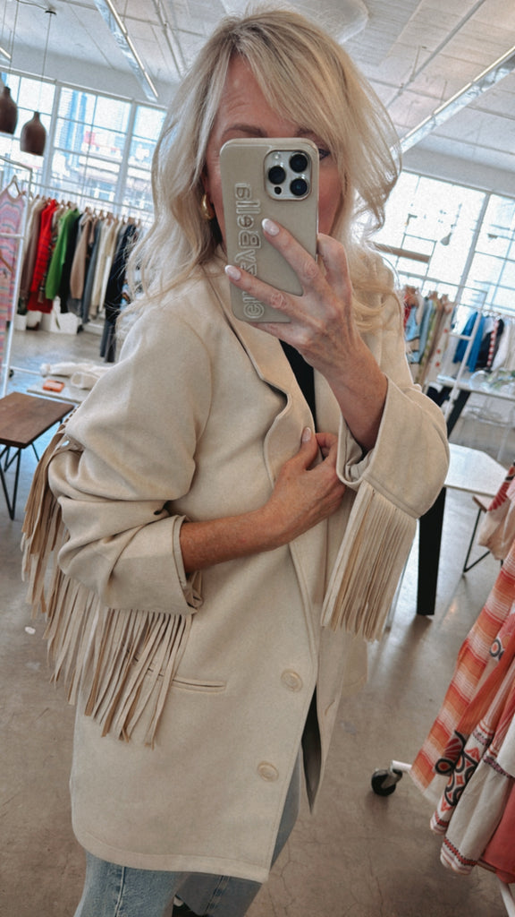 NEW!! Sierra Fringe Jacket by Show Me Your Mumu