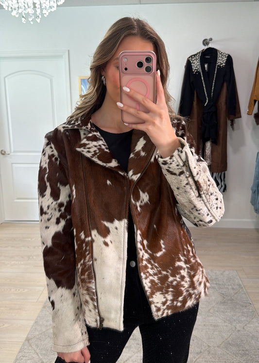 NEW!! Cowhide Jacket #6 - Size Medium
