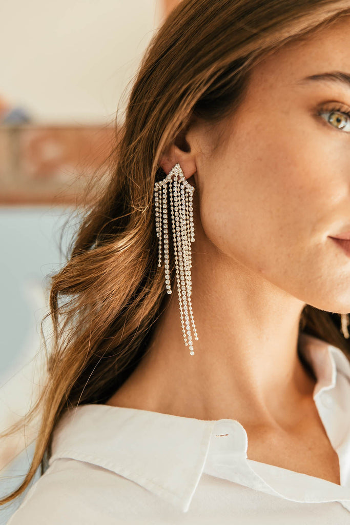 NEW!! The Victoria Crystal Drop Earring