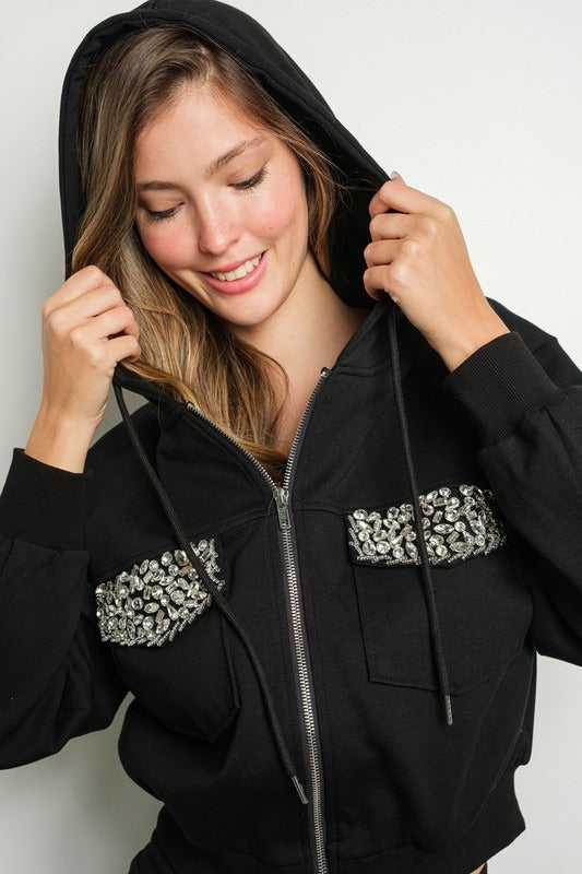 NEW!! "Luxe Leisure" Rhinestone Lounge Set