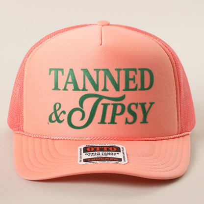 Tanned & Tipsy Trucker Hat