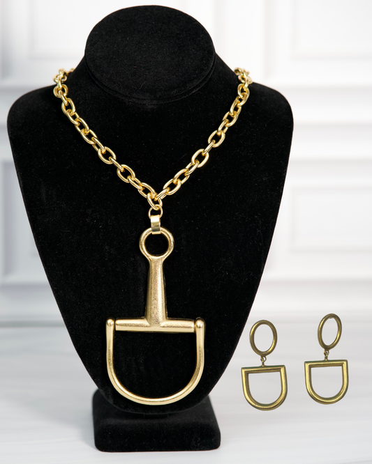 NEW!! Horsebit Earrings