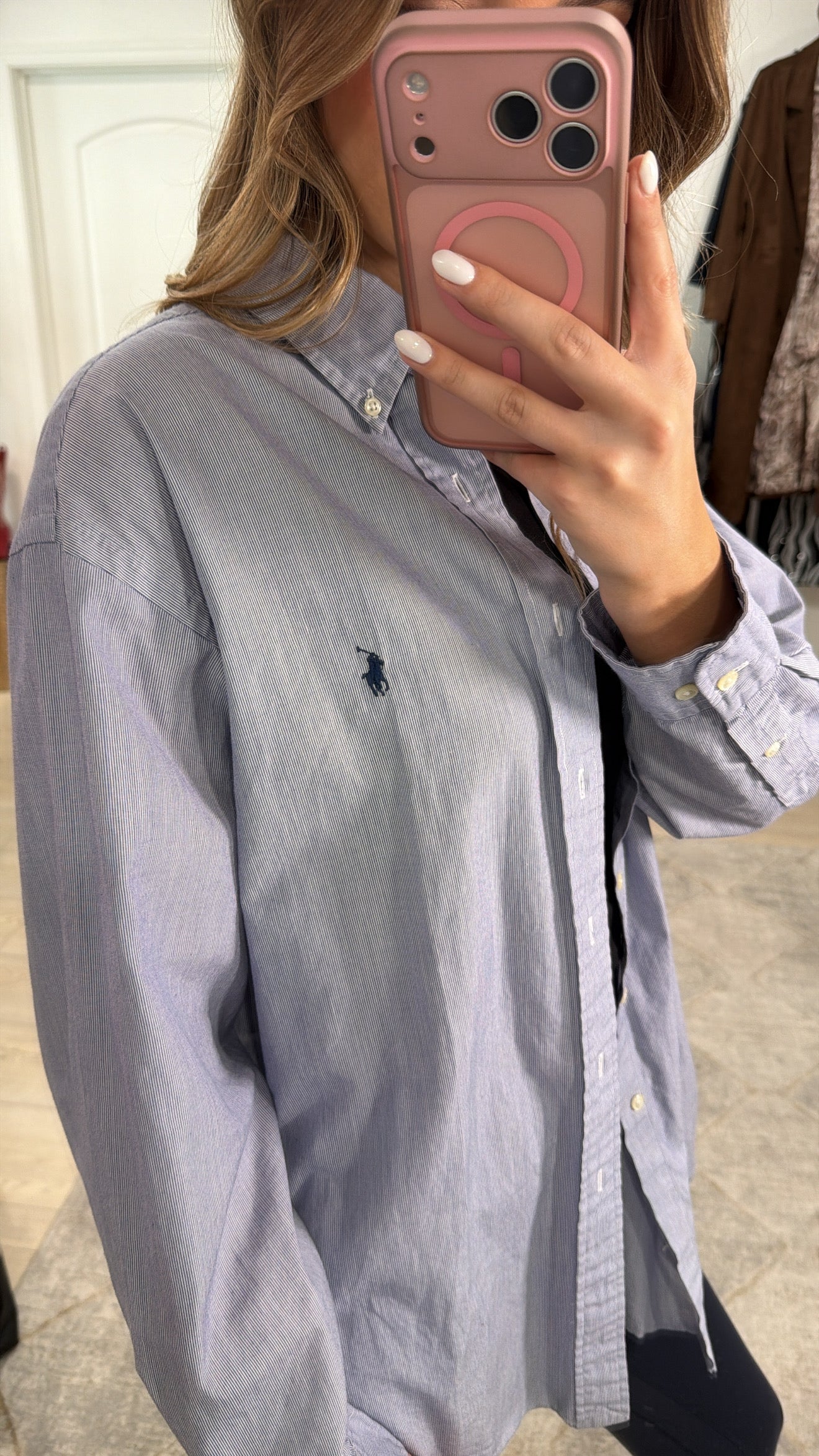 NEW!! Vintage Ralph Lauren Button Up Size S/M